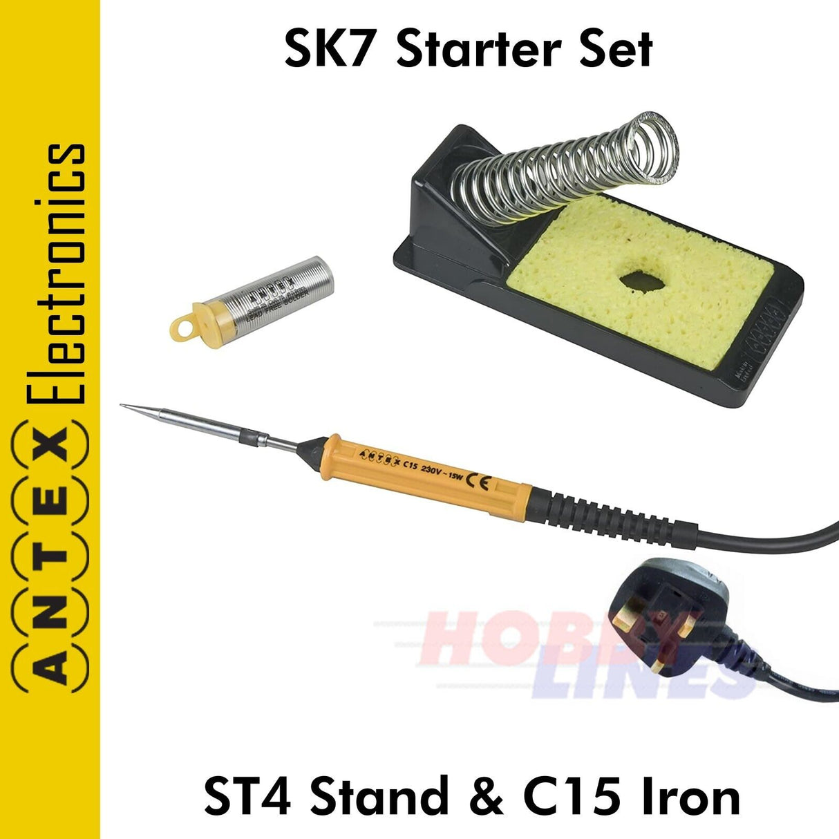 SK7 Starter Set - ST4 Stand & C15 Soldering Iron | Antex Electronics | K782470