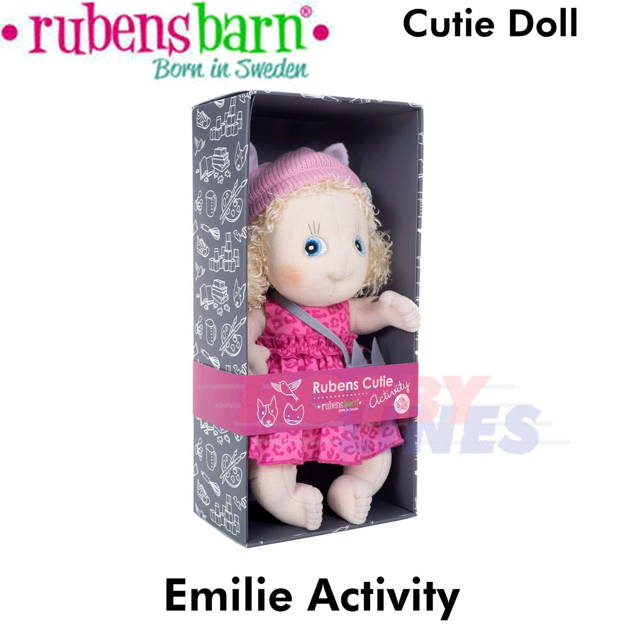 Emelie Activity Cutie Doll | Rubens Barn | 30-1520-00