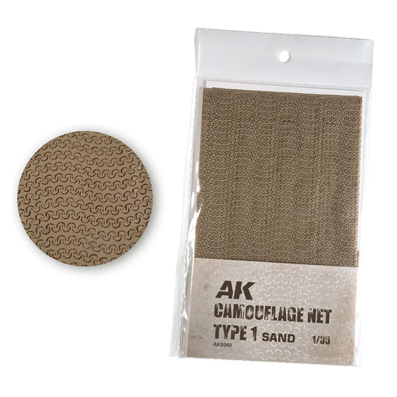 Mimetic Camouflage Net - Type 1 Sand | AK interactive | AK8060