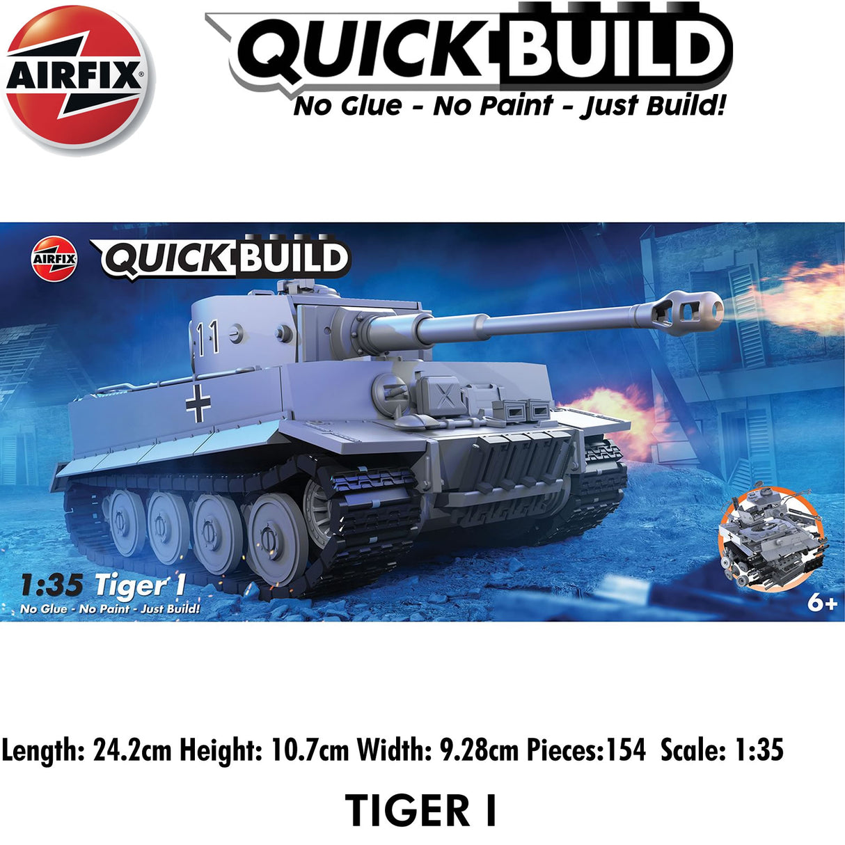 Tiger I Tank - Model Kit | Airfix | J6041