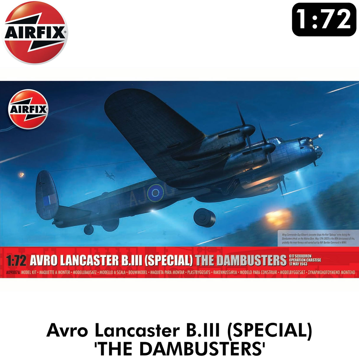 Avro Lancaster B.III Special ' The Dambusters ' - Model Kit | Airfix |  A09007A