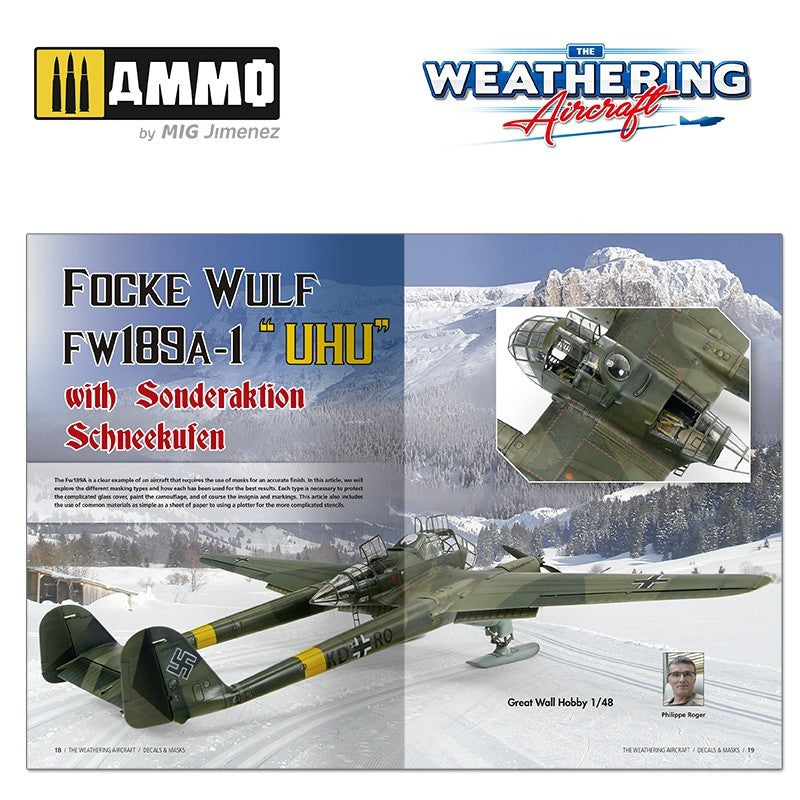 DECALS & MASKS THE WEATHERING AIRCRAFT MAGAZINE Issue 17 | Ammo by Mig Jimenez
