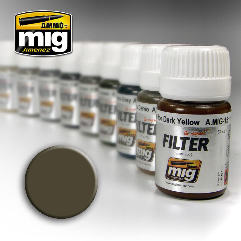 FILTERS Full Range 35ml jars Paint Modelling AMMO By Mig Jimenez