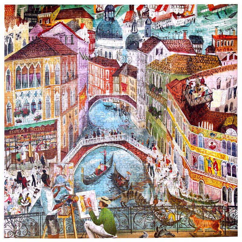 Artists in Venice 1000pc Puzzle | eeBoo | PZT457