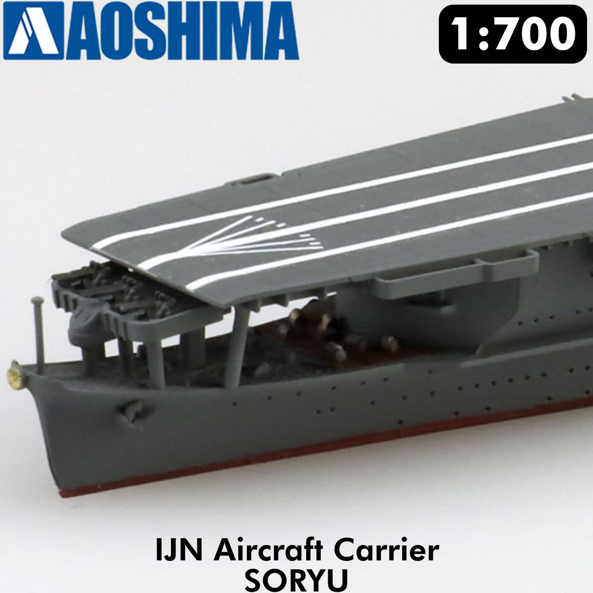 IJN Aircraft Carrier SORYU Japan Navy 1:700 Waterline kit AOSHIMA 06746