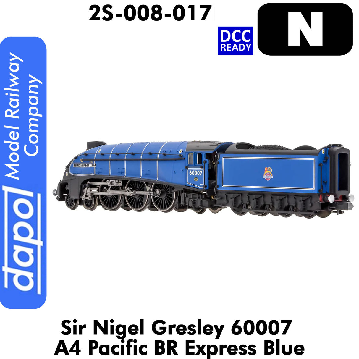 A4 Pacific Sir Nigel Gresley 60007 BR Express DCC Ready | Dapol | 2S-008-017