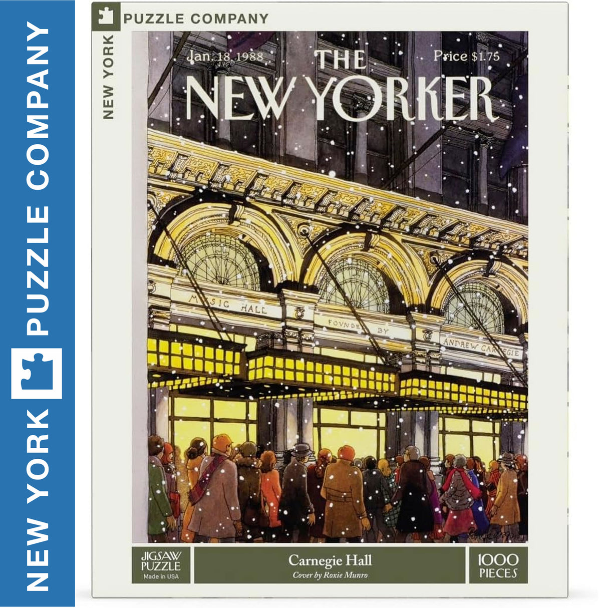 Carnegie Hall 1000pc Jigsaw | New York Puzzle Company | NPZNY2559