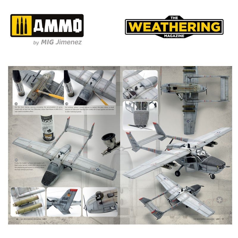 THE WEATHERING MAGAZINE - Issue 35 Grey | Ammo by Mig Jimenez