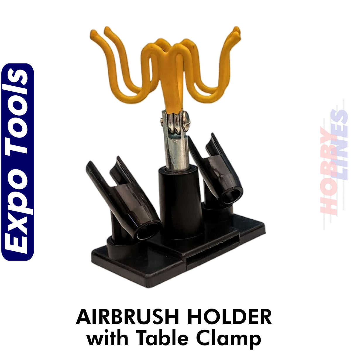 AIRBRUSH HOLDER & clamp Holds up to 4 airbrushes Expo Tools BA099