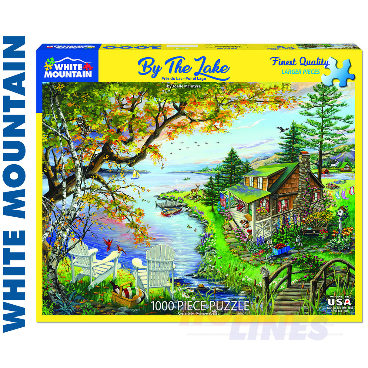 By The Lake 1000 Pieces jigsaw puzzle 1520