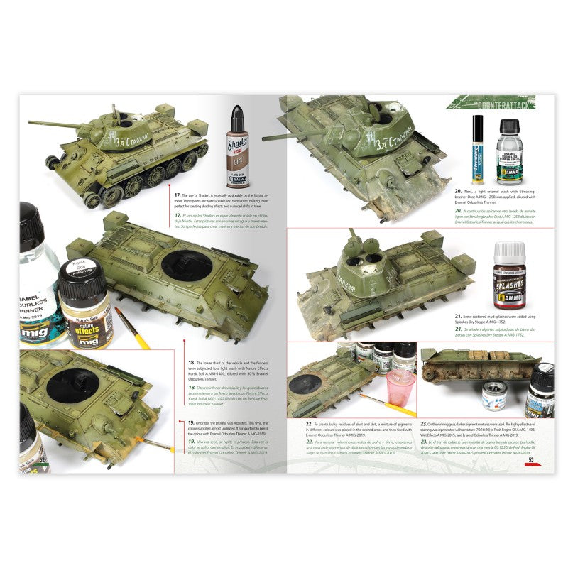 The Battle of Kursk in Dioramas Bilingual) | Ammo by Mig Jimenez | MIG6314