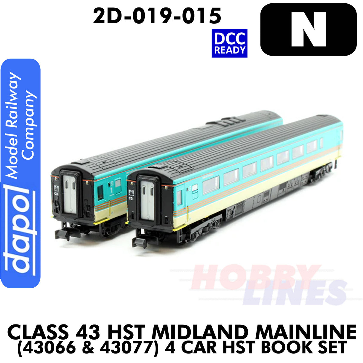 Class 43 HST Midland Mainline 43066 & 43077  | Dapol | 2D-019-015