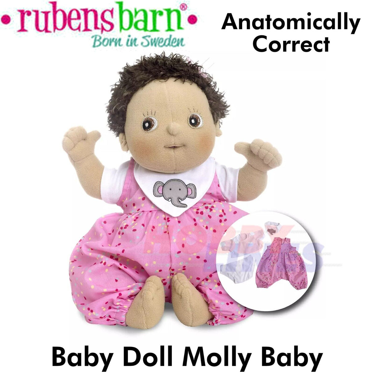 RUBENS BARN DOLL - MOLLY - BABY
