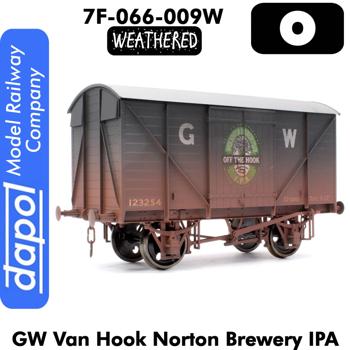 GW Van Hook Norton Brewery IPA Weathered Wagon 1:43.5 O | Dapol | 7F-066-009W
