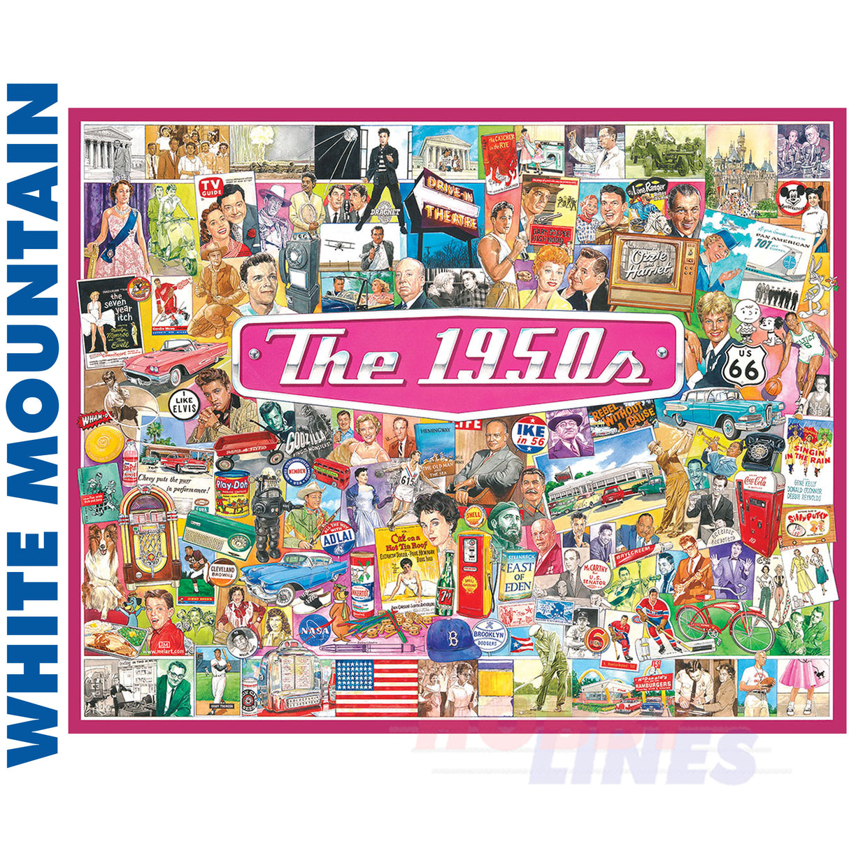 The 1950's 1000 Piece Jigsaw Puzzle 1536