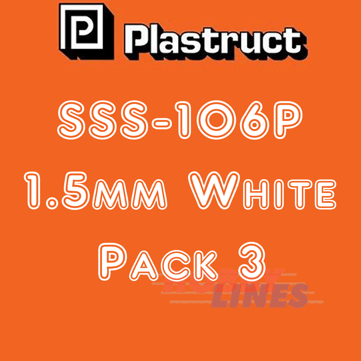 CLEAR & WHITE STYRENE SHEET range styrene ABS plastic polystyrene SSS PLASTRUCT