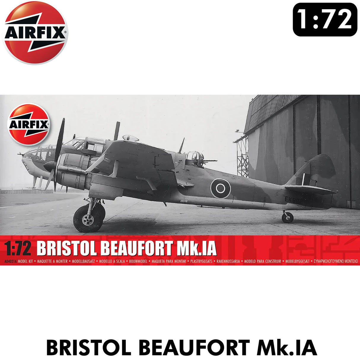 Bristol Beaufort Mk.IA - Model Kit | Airfix |  A04021A
