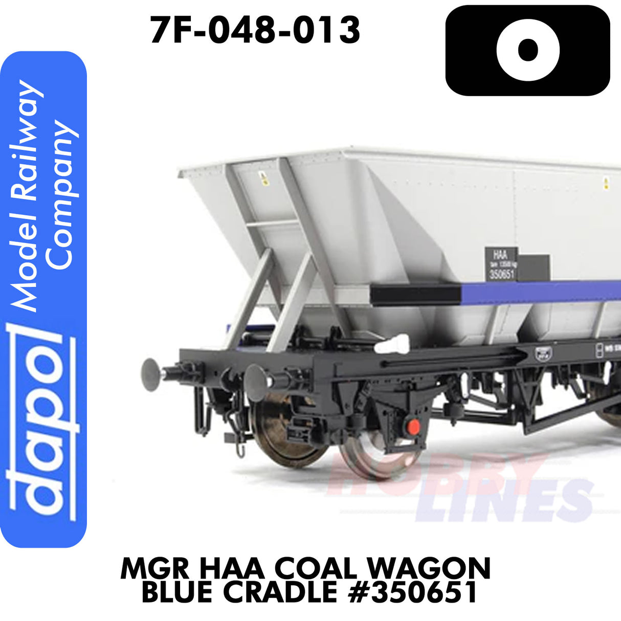 MGR HAA Coal Wagon Blue Cradle - #350651 | Dapol | 7F-048-013
