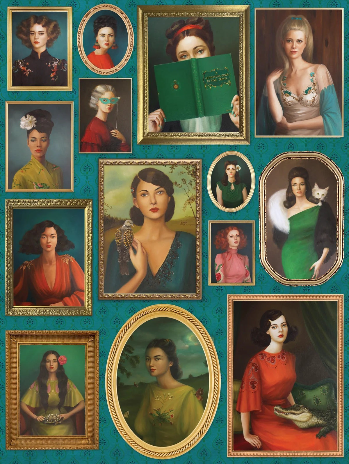 *HEAVILY DAMAGED BOX* Familiar Strangers - 1000pc Puzzle | New York Puzzle Company | NPZJH2641