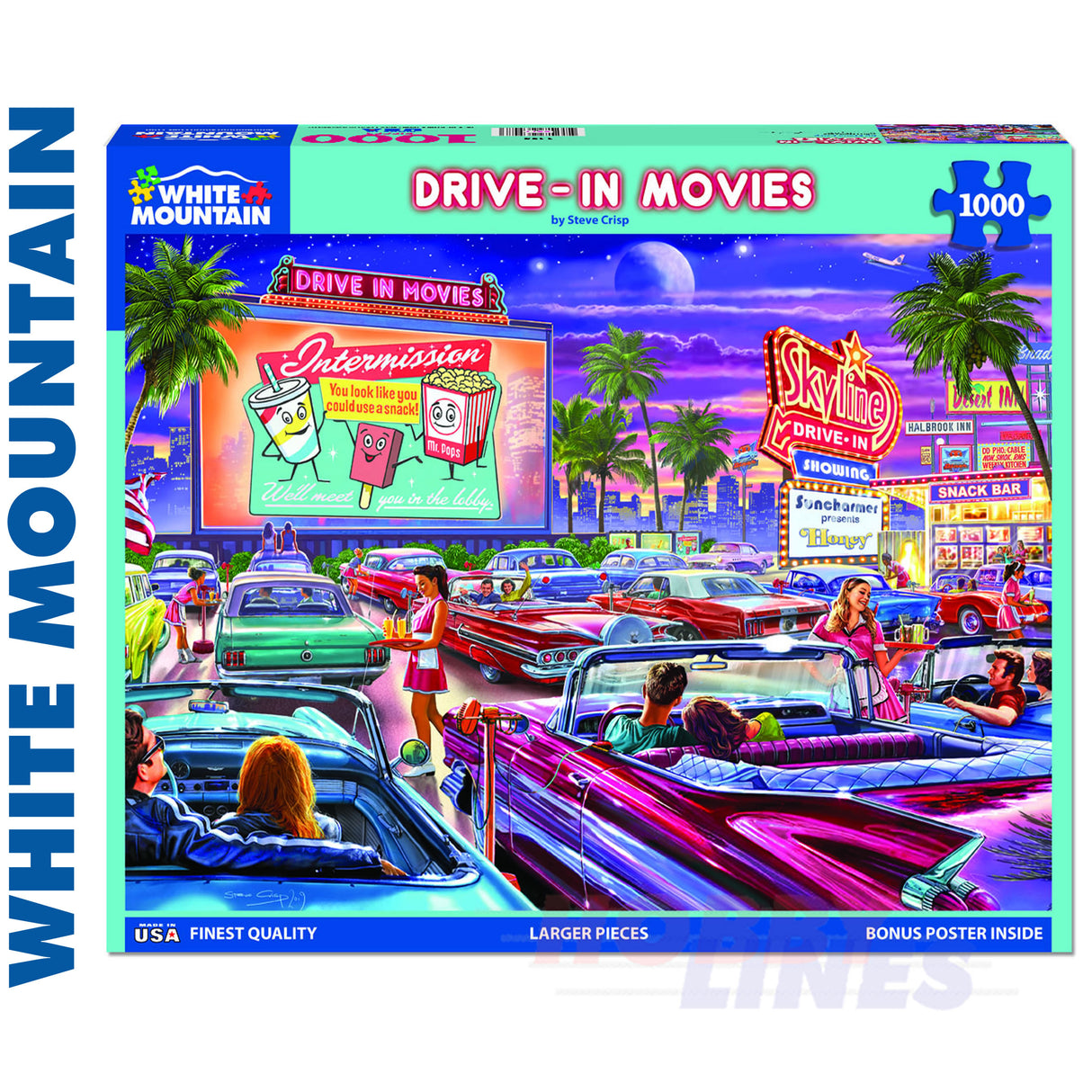 Drive-In Movie 1000 Pieces 1495