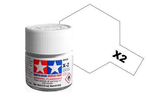 Acrylic Mini Paint - X-2 White | Tamiya | TM81502