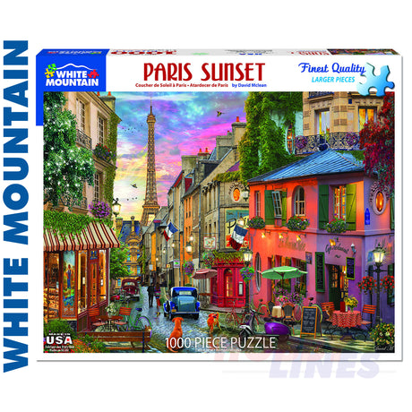 Paris Sunset 1000 Pieces jigsaw puzzle 1624