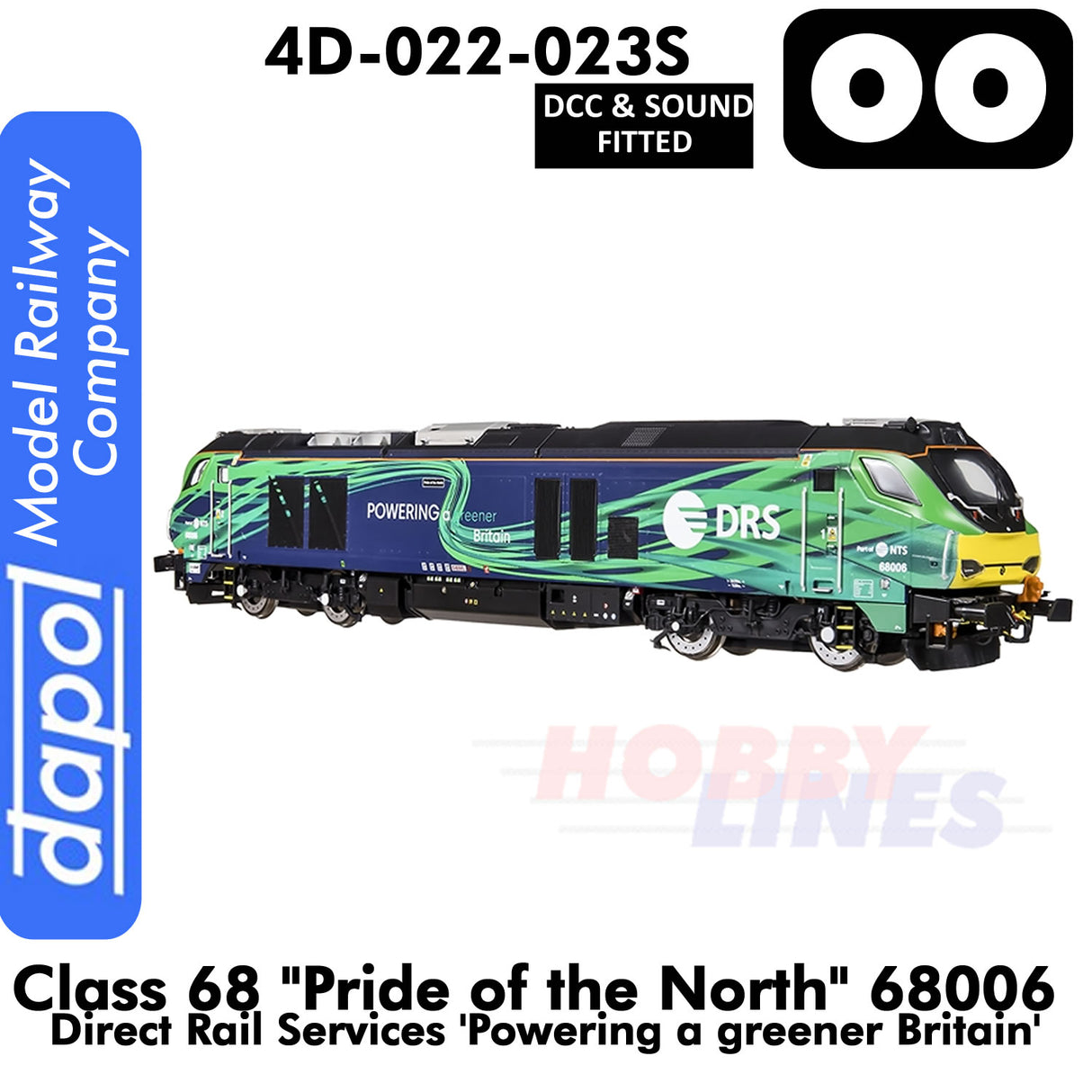 Class 68 - Pride of the North 68006 | Daol |  4D-022-023S