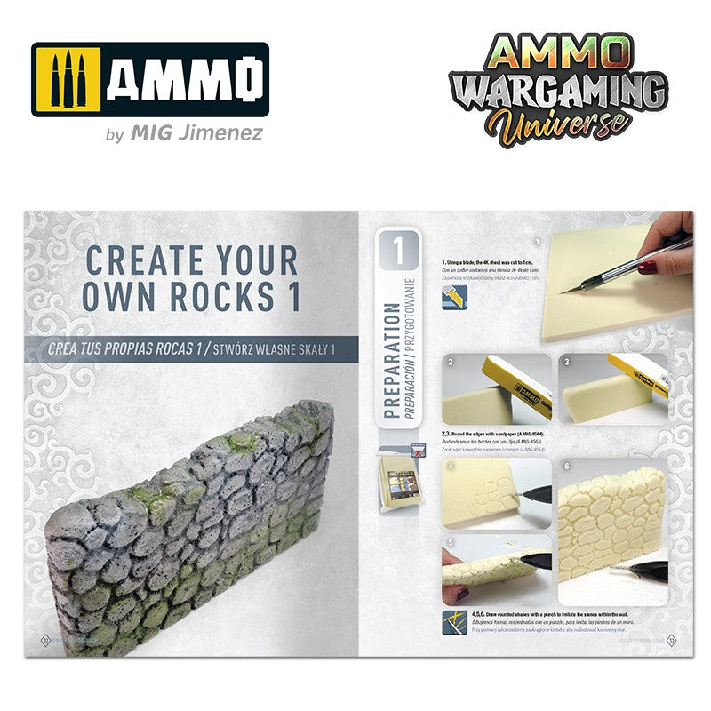 Ammo Wargaming Universe - Book 11 – Create Your Own Rocks | Ammo by Mig Jimenez | MIG6930