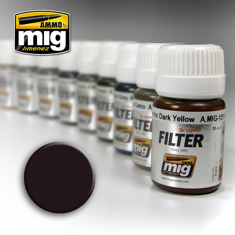 FILTERS Full Range 35ml jars Paint Modelling AMMO By Mig Jimenez