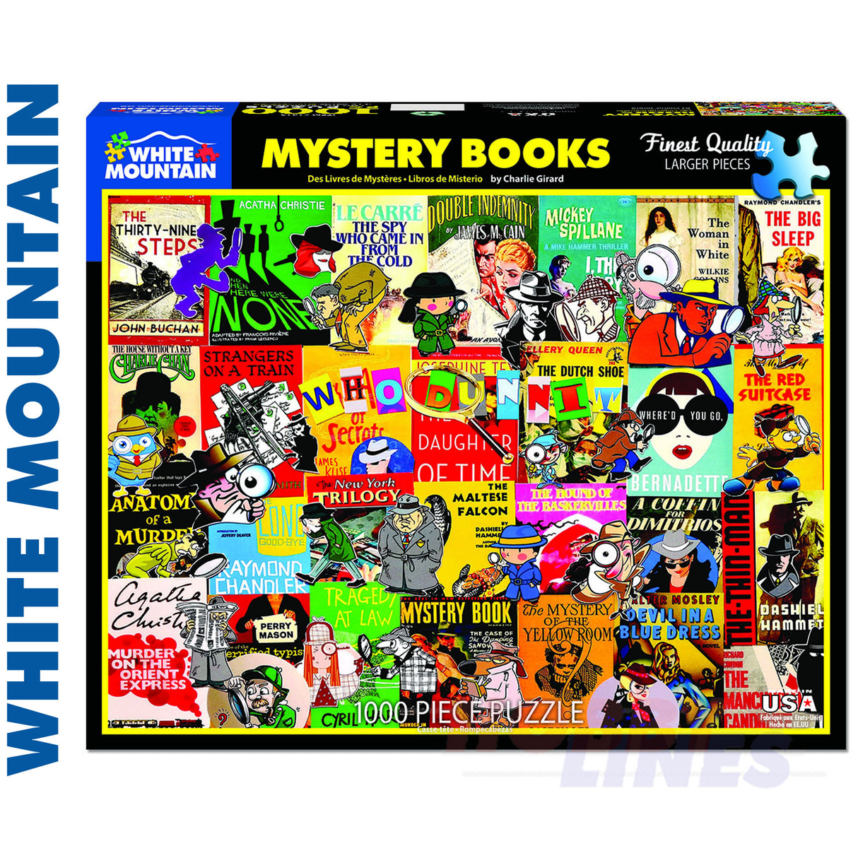 Mystery Books 1000 Piece Jigsaw Puzzle 1613
