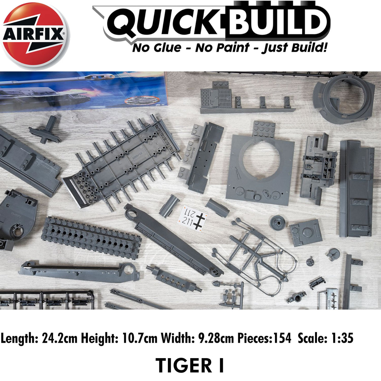 Tiger I Tank - Model Kit | Airfix | J6041