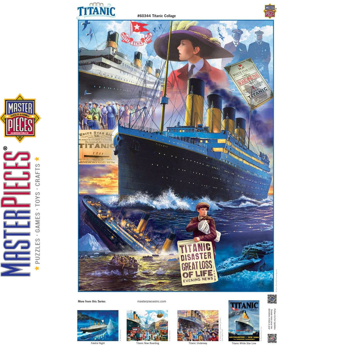Titanic Collage 1000pc Jigsaw Puzzle | Masterpieces | 60344