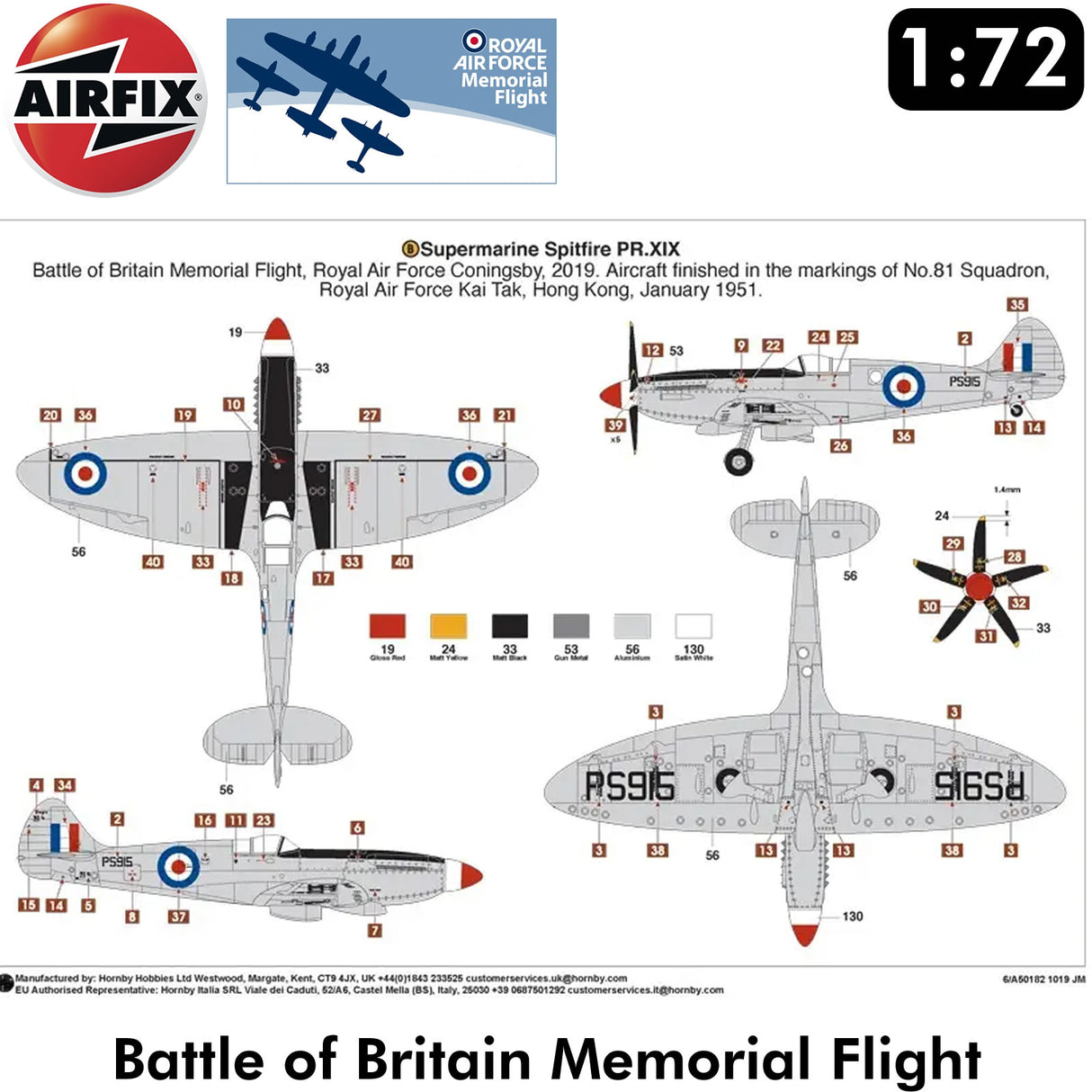 Battle of Britain Memorial Flight - Model Kit | Airfix | A50182