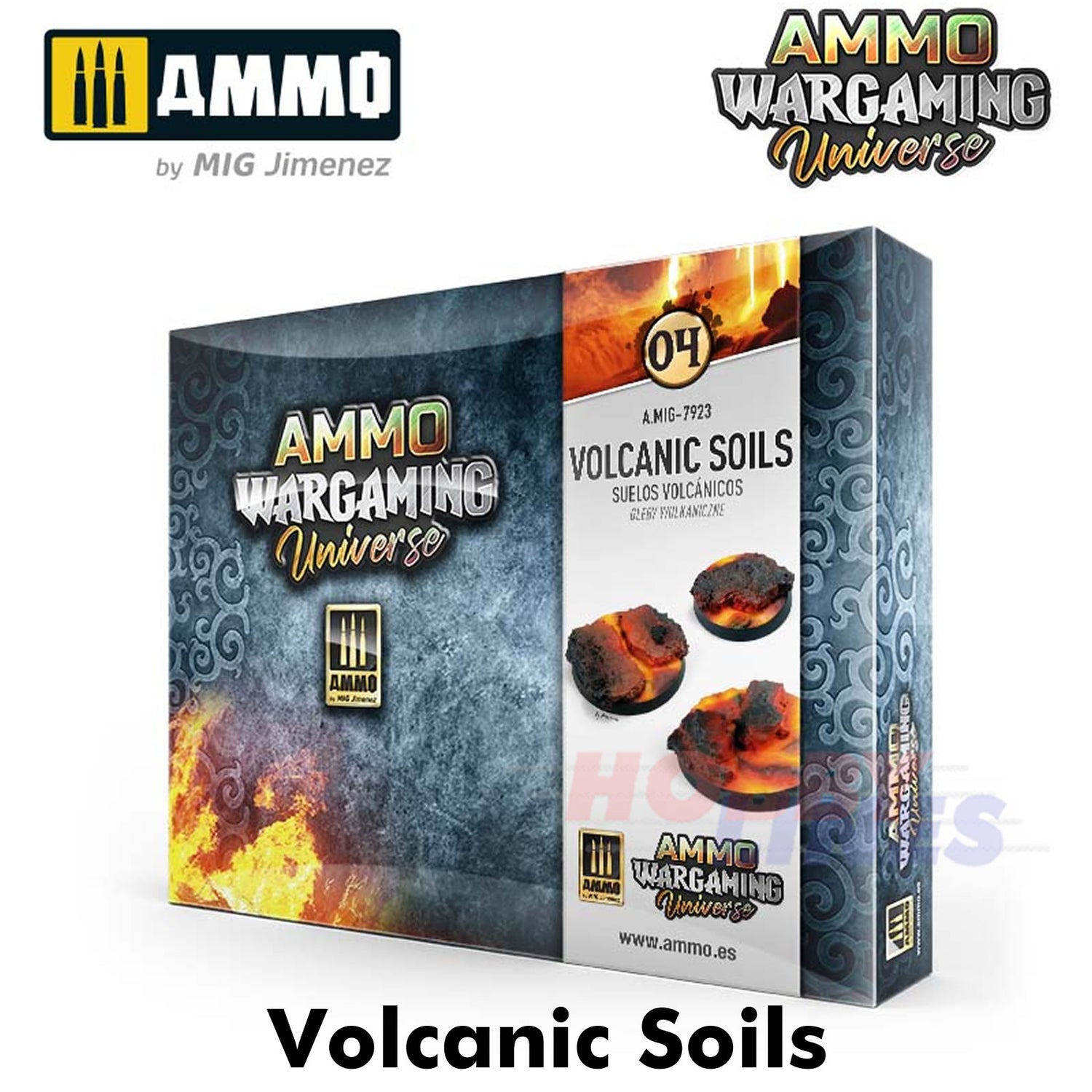 Wargaming Universe -  #4 Volcanic Soils Kit | Ammo by Mig Jimenez | MIG7923
