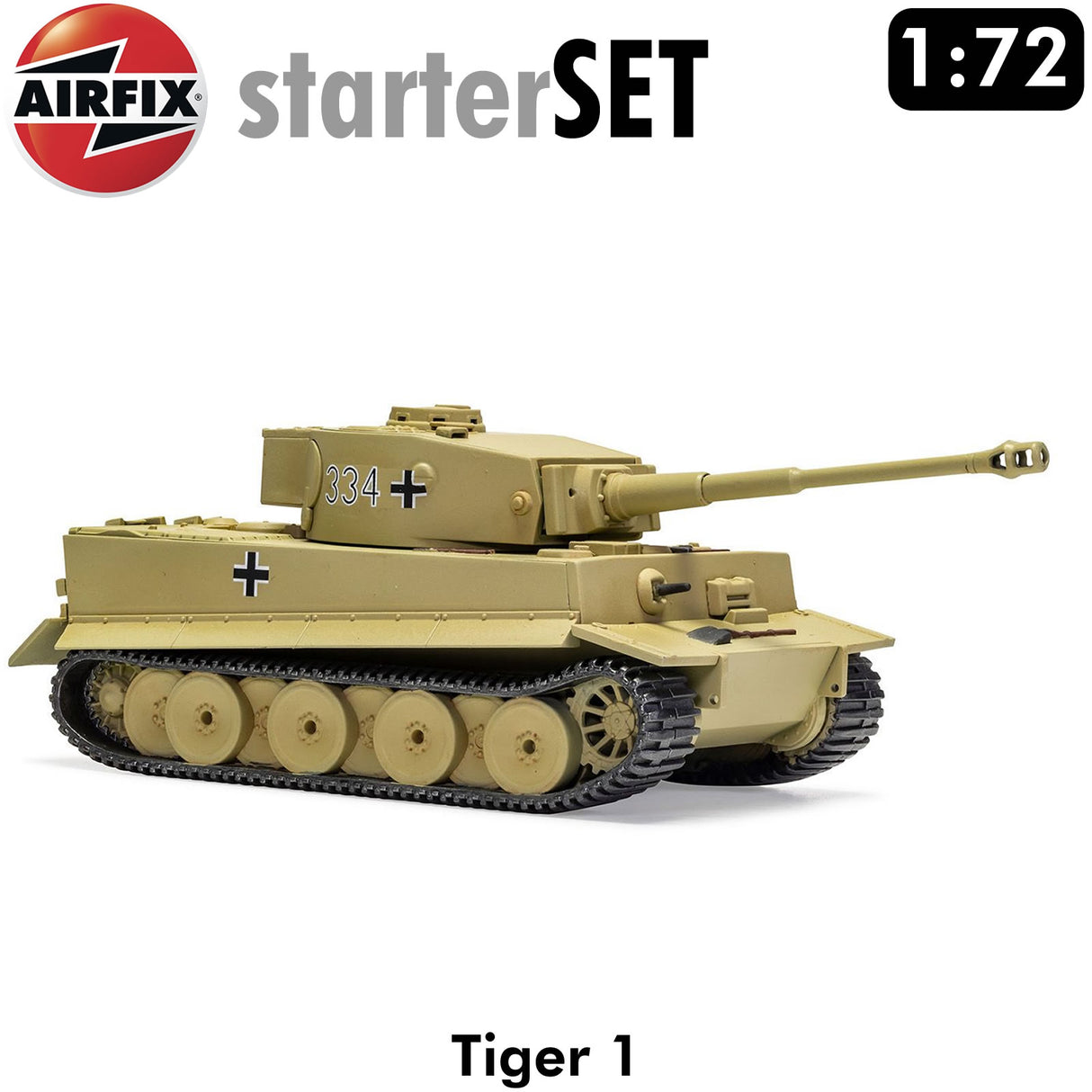 Tiger 1 Tank Starter Set | Airfix | A55004