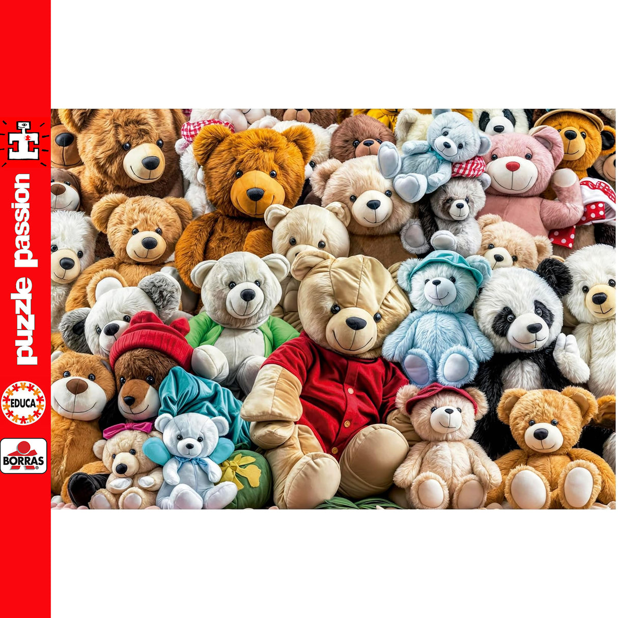 Educa TEDDY BEARS 500pc Super Deluxe Jigsaw Puzzle Toys & Games 20242