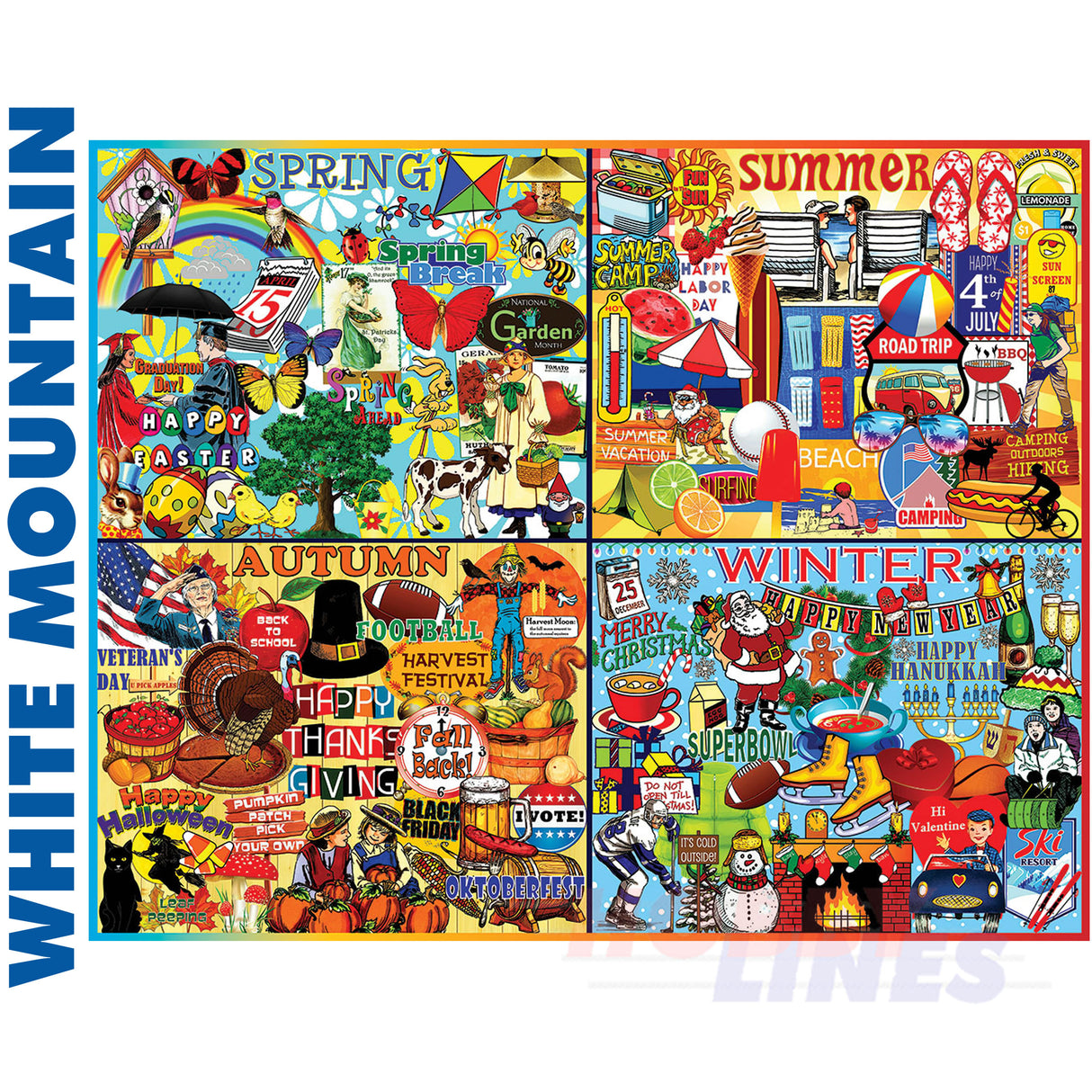 Seasons Calendar 1000 Piece Jigsaw Puzzle 1734