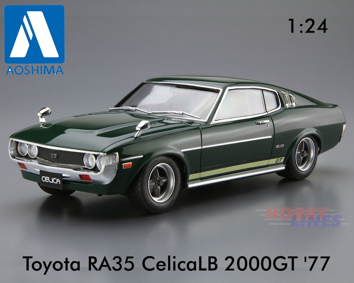 Aoshima 1:24 scale Toyota RA35 CelicaLB 2000GT '77 scale model kit 05845