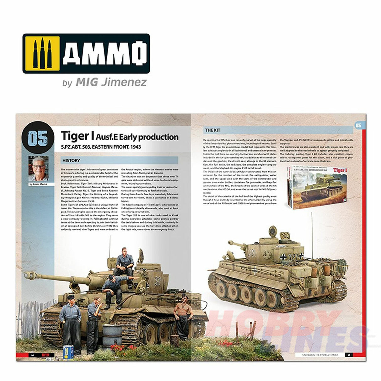 TIGERS - Modelling the Ryefield Family WWII English Book Ammo by Mig MIG6273