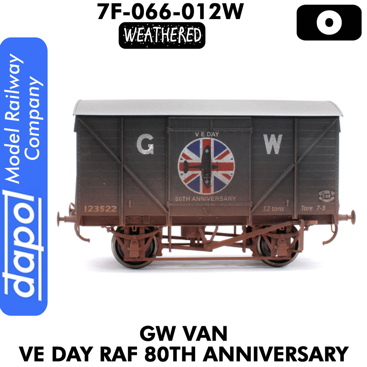 GW Van VE DAY Royal Air Force 80th ANNIVERSARY WEATHERED 1:43 O Dapol 7F-066-011
