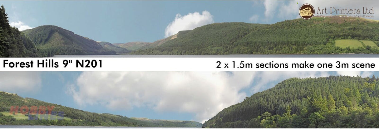 FOREST HILLS PN201 N Gauge ID Backscenes Art printers Premium 9"