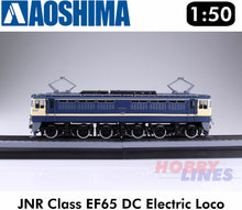 Load image into Gallery viewer, JNR Class EF65 Electric Locomotive 1;50 scale O gauge railways kit Aoshima 05342
