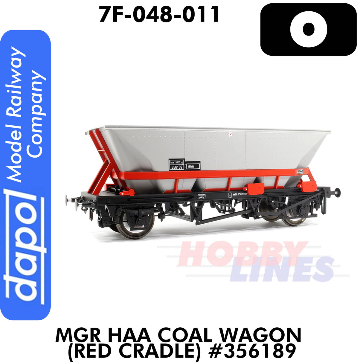 MGR HAA Coal Wagon Red Cradle - #356189 | Dapol | 7F-048-011