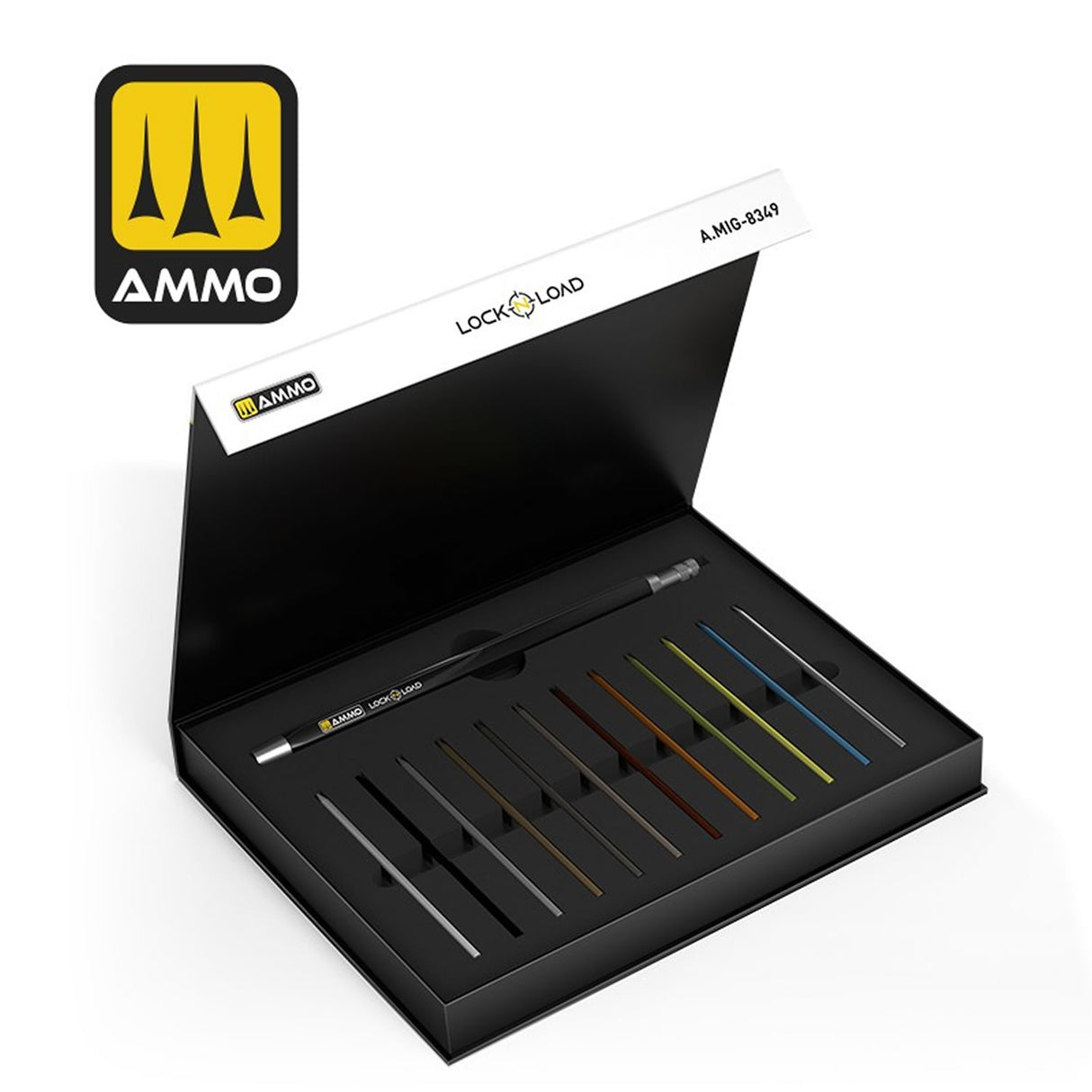 LOCK N LOAD Weathering Rechargable Technical Mechanical Pencil | Ammo by Mig Jimenez