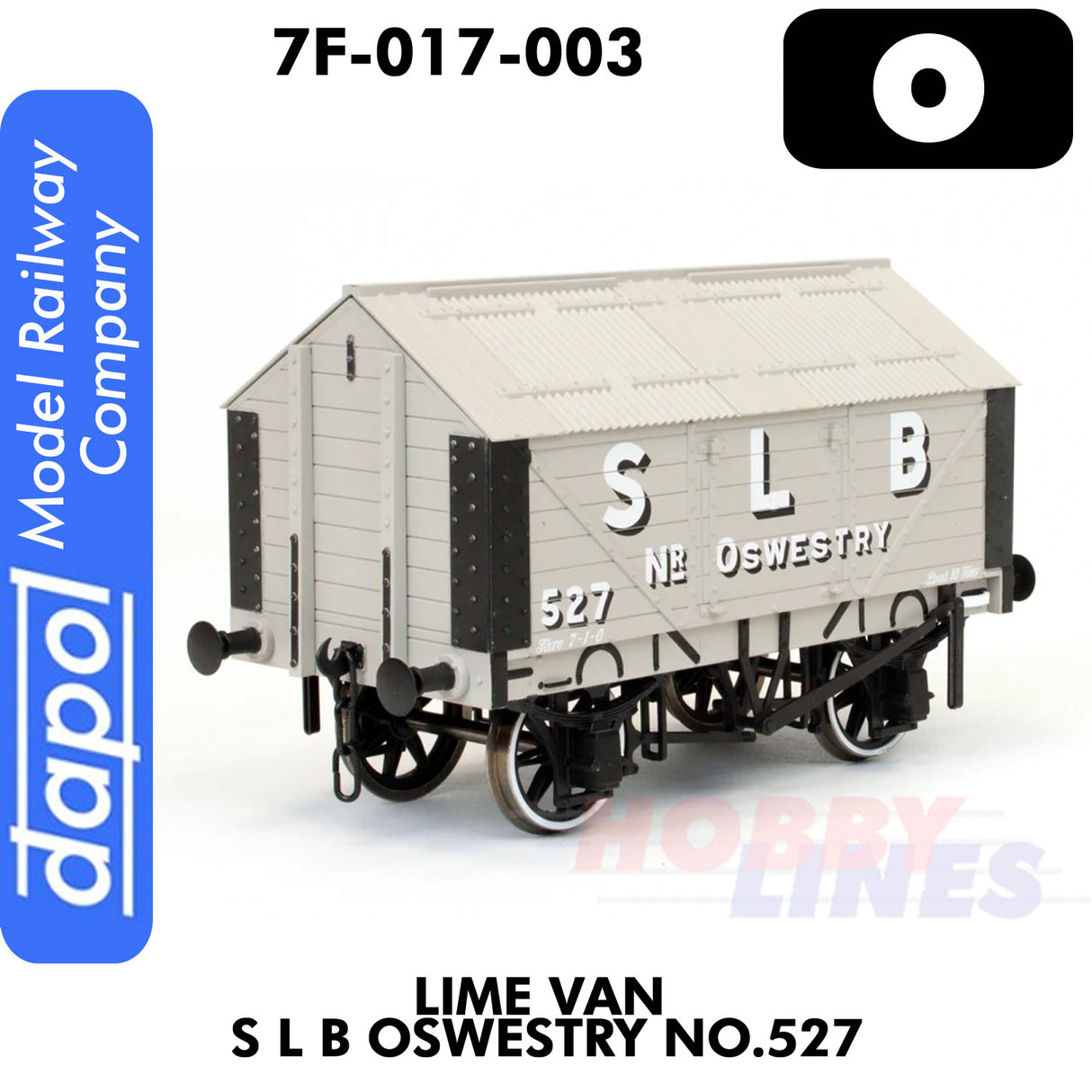 Lime Van S L B Oswestry No. 527 - Wagon | Dapol | 7F-017-003