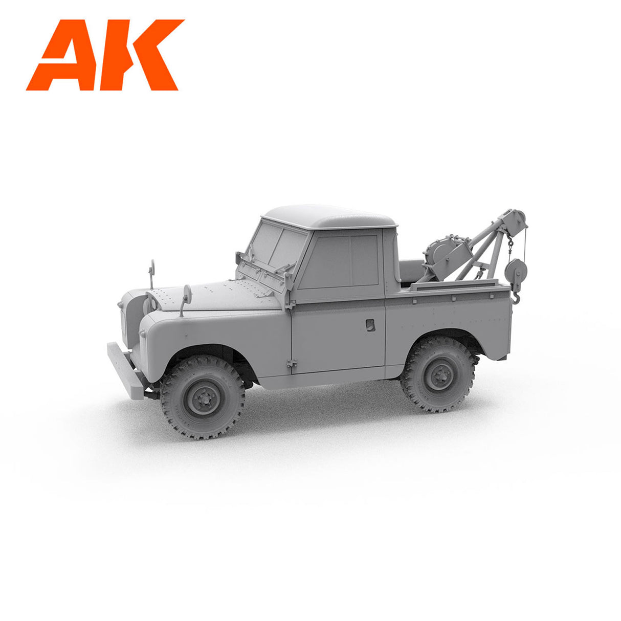 Land Rover 88 - Series IIA Crane - Tow Truck - Model Kit | AK interactive | AK35014