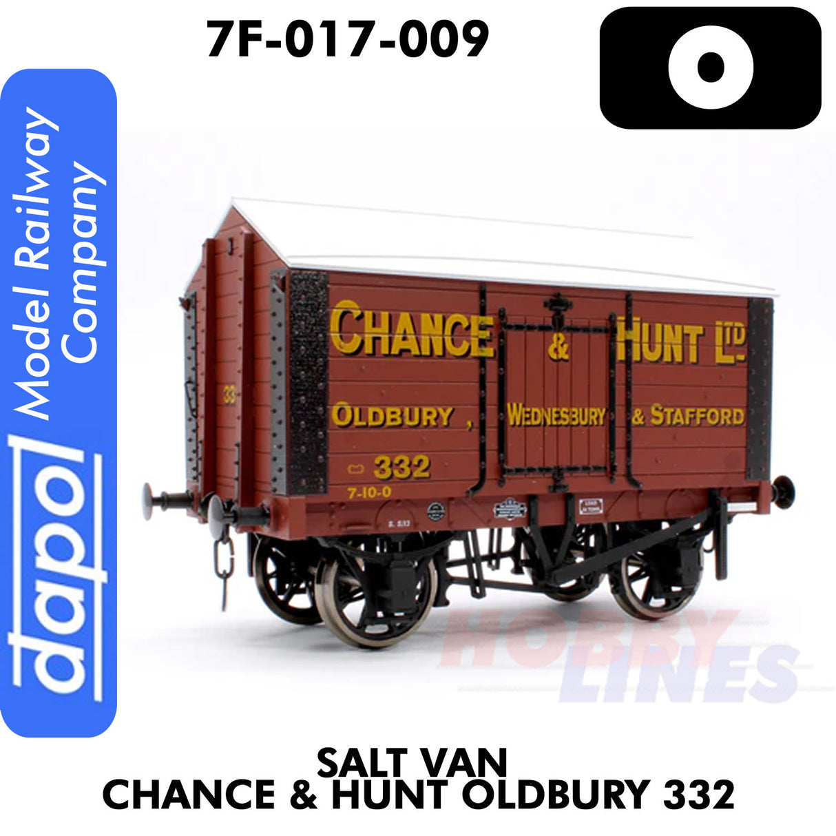 Salt Van Chance & Hunt Oldbury 332 - Wagon | Dapol | 7F-018-009