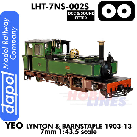 YEO Lynton & Barnstaple 1903-13 - DCC & Sound  | Lionheart Trains | LHT-7NS-002S