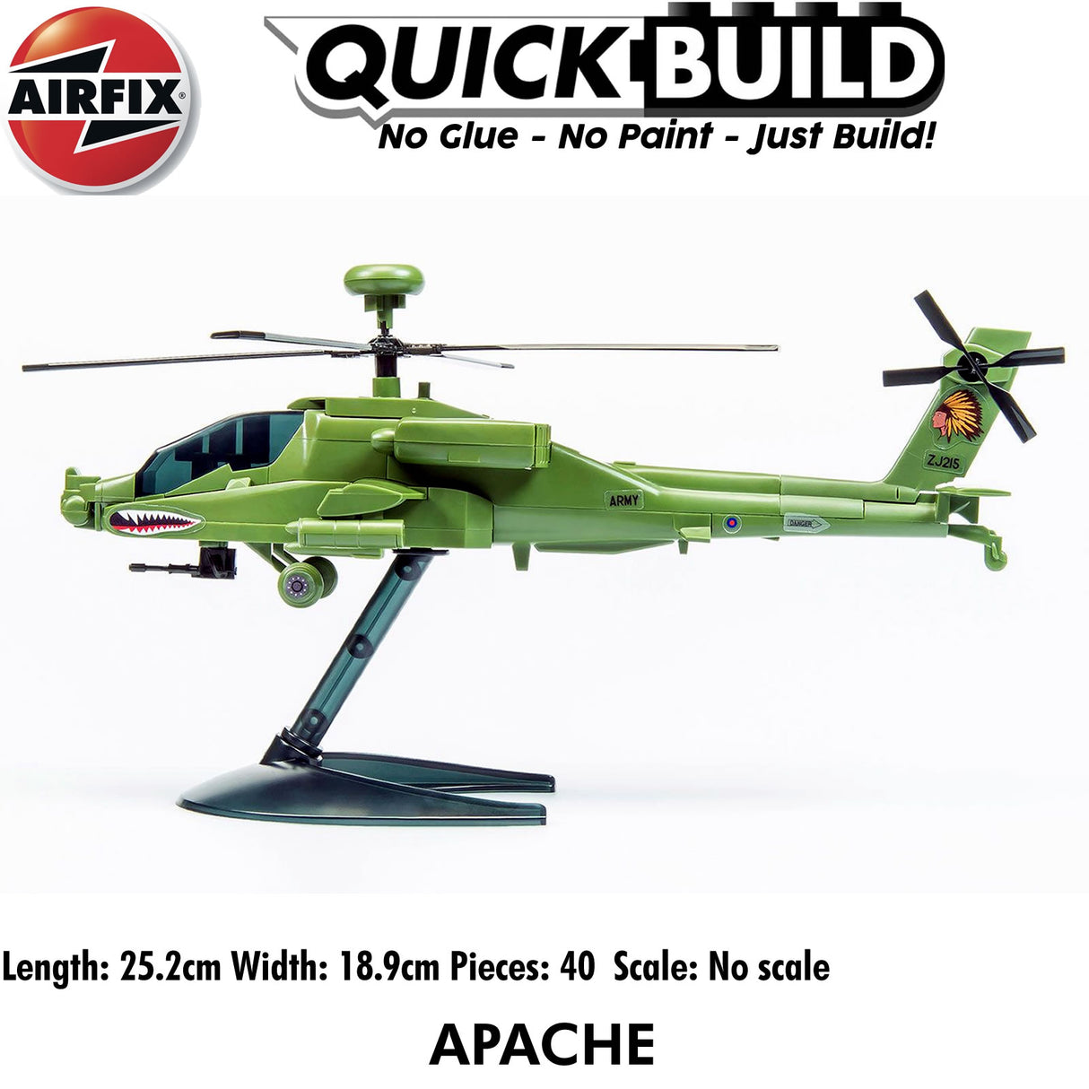 Apache Helicopter - Model Kit | Airfix | J6004