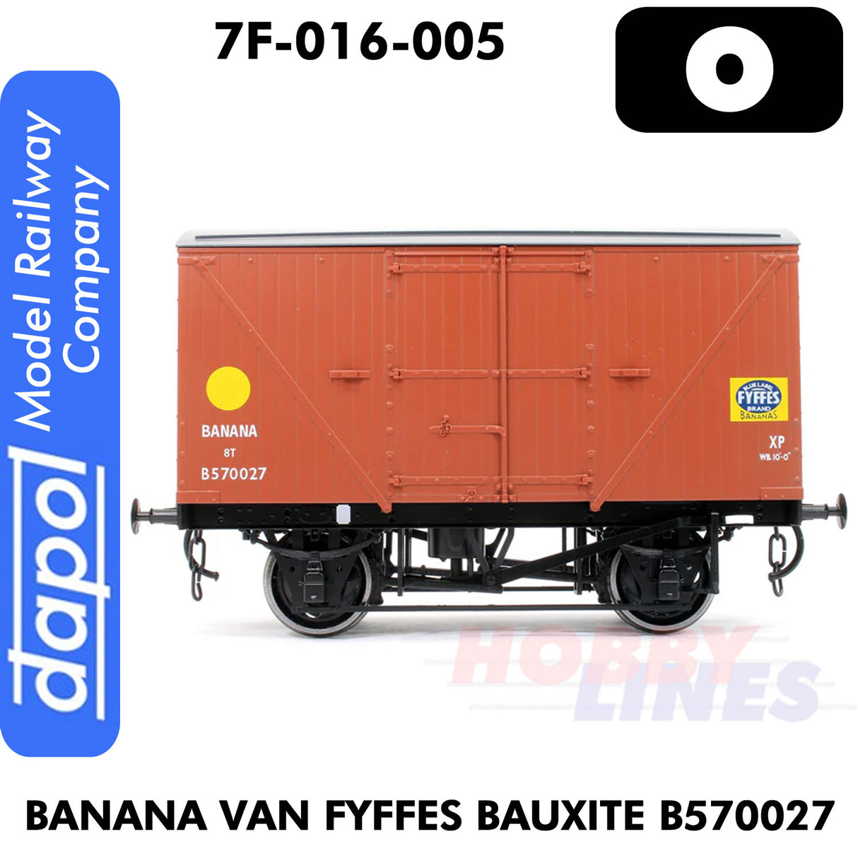 Banana Van Fyffes Bauxite B570027 - Wagon | Dapol | 7F-016-005